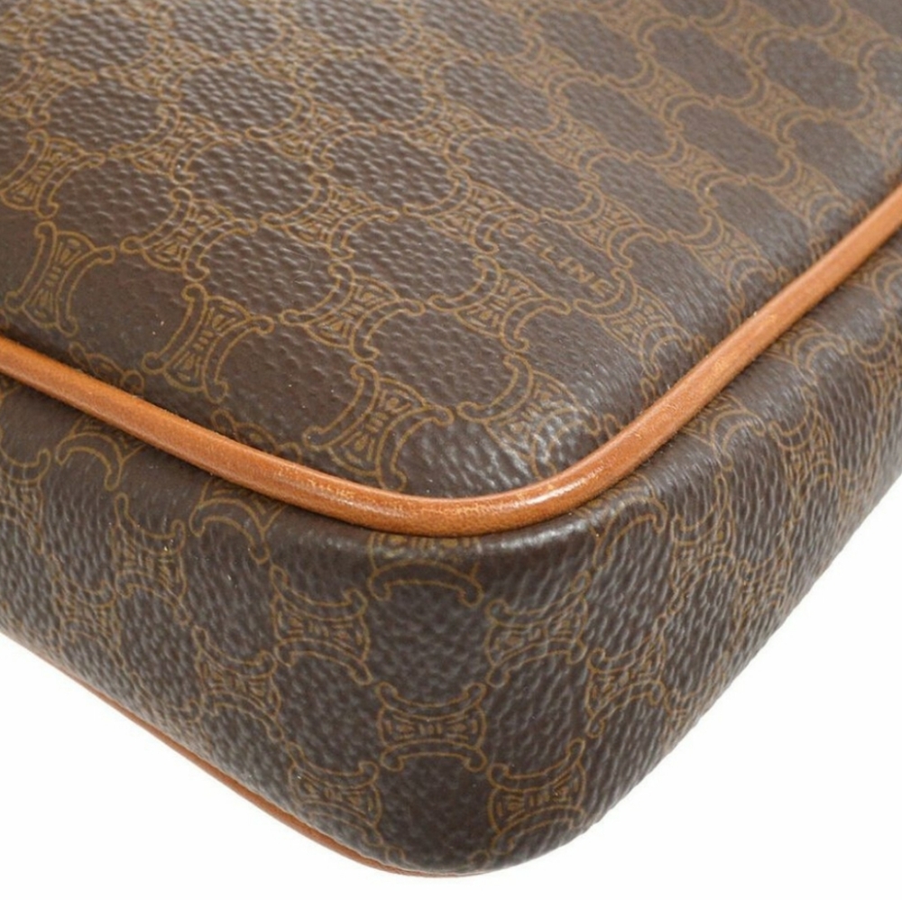 Celine Macadam Pattern Clutch In Brown - image 5